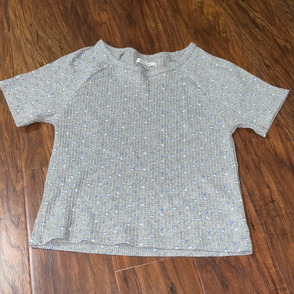 AMERICAN EAGLE FLORAL CROP TOP